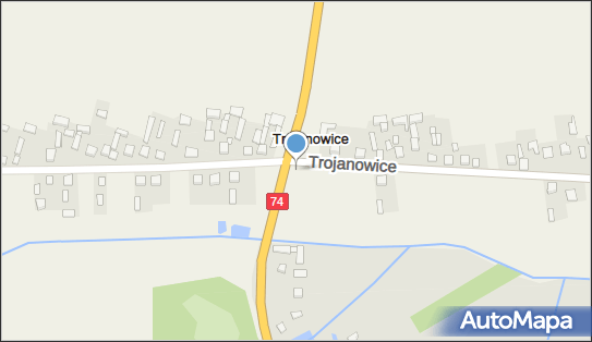 Kapliczka, Figura Świętych, Krzyż, Trojanowice, Trojanowice 26-330 - Kapliczka, Figura Świętych, Krzyż