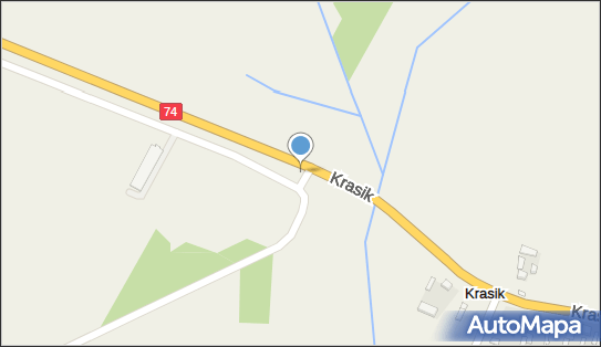 Kapliczka, Figura Świętych, Krzyż, Krasik, Krasik 26-333 - Kapliczka, Figura Świętych, Krzyż
