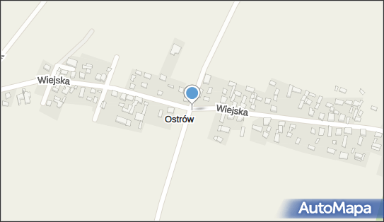 Kapliczka, Figura Świętych, Krzyż, Wiejska, Ostrów 42-713 - Kapliczka, Figura Świętych, Krzyż