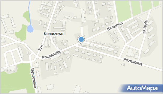 Kapliczka maryjna, Poznańska 9, Konarzewo 62-070 - Kapliczka, Figura Świętych, Krzyż