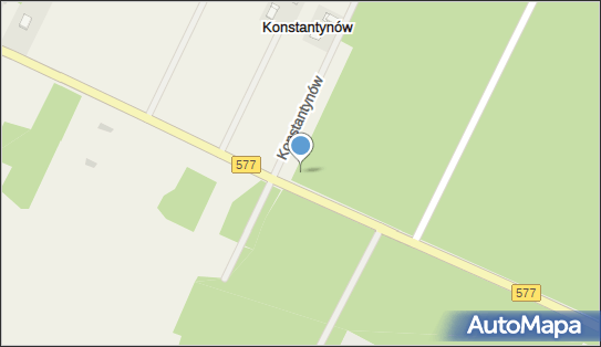 Kapliczka na drzewie, DW 577, Konstantynów - Kapliczka, Figura Świętych, Krzyż