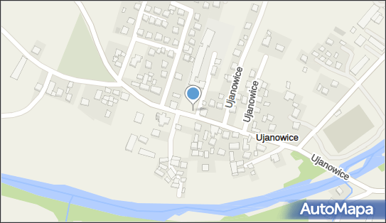 Krzyż drewniany, Ujanowice 9, Ujanowice 34-603 - Kapliczka, Figura Świętych, Krzyż