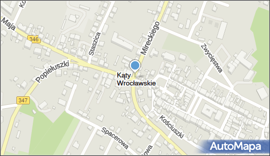 Krzyż, Mireckiego Józefa, Kąty Wrocławskie 55-080 - Kapliczka, Figura Świętych, Krzyż