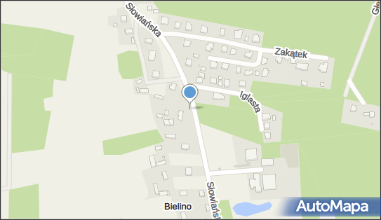 Krzyż, Słowiańska, Bielino 09-408 - Kapliczka, Figura Świętych, Krzyż
