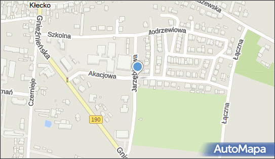 Krzyż, Akacjowa, Kłecko 62-270 - Kapliczka, Figura Świętych, Krzyż