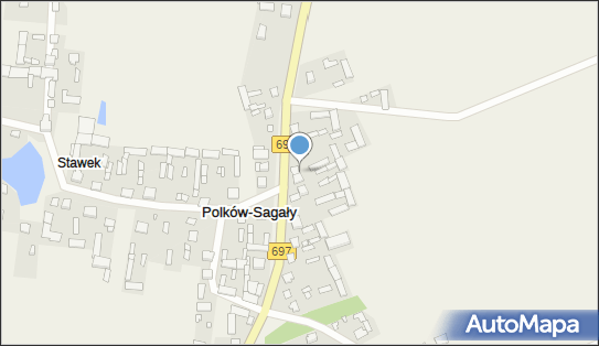 Krzyż, DW 697, Polków-Sagały - Kapliczka, Figura Świętych, Krzyż