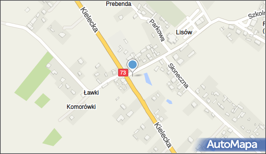 Krzyż, Kielecka73 30, Lisów 26-026 - Kapliczka, Figura Świętych, Krzyż