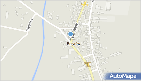 Krzyż, św. Anny793, Przyrów 42-248 - Kapliczka, Figura Świętych, Krzyż