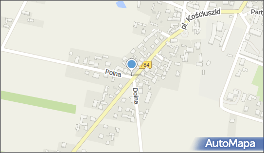 Krzyż, Polna, Dąbrowa Zielona 42-265 - Kapliczka, Figura Świętych, Krzyż