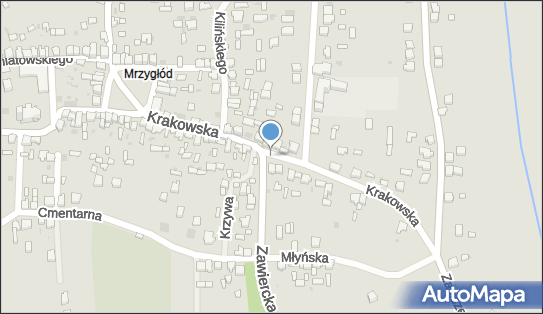 Krzyż, Krakowska, Myszków 42-300 - Kapliczka, Figura Świętych, Krzyż