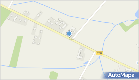 Metalowy krzyż, DW 758, Dąbrowa - Kapliczka, Figura Świętych, Krzyż