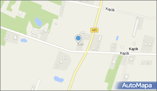 Metalowy krzyż, DW 485, Kącik - Kapliczka, Figura Świętych, Krzyż