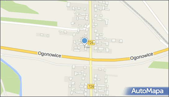 Metalowy krzyż, DW 726, Ogonowice - Kapliczka, Figura Świętych, Krzyż