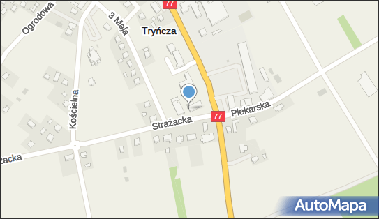 św. Florian, Tryńcza - Kapliczka, Figura Świętych, Krzyż