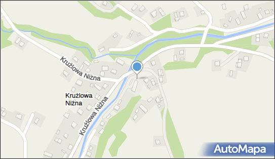 Św. Jan Nepomucen, Krużlowa Niżna 185, Krużlowa Niżna 33-325 - Kapliczka, Figura Świętych, Krzyż