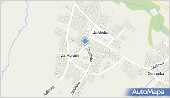 św. Jan Paweł II, Jaśliska 21, Jaśliska 38-485 - Kapliczka, Figura Świętych, Krzyż
