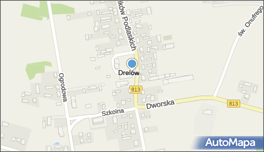Kiosk, DW 813, Męczenników Podlaskich, Drelów - Kiosk