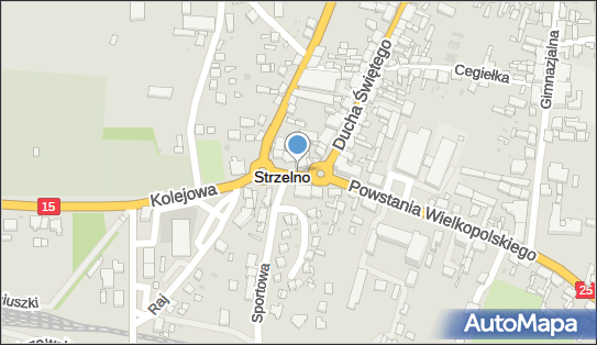 Kiosk, Kolejowa 2, Strzelno - Kiosk