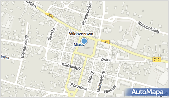 Kiosk, Plac Wolności, Włoszczowa - Kiosk