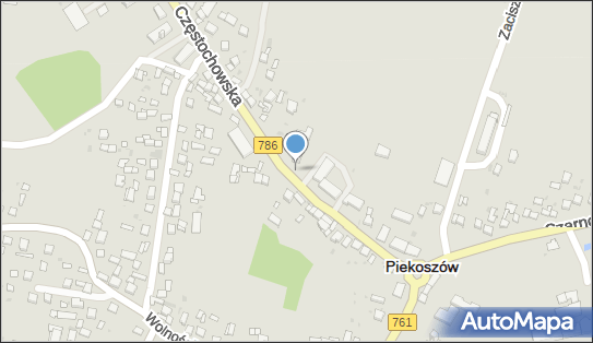 Kiosk, DW 786, Piekoszów - Kiosk