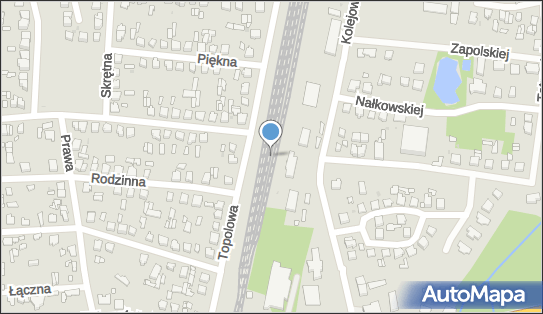 Kolej podmiejska, Topolowa, Głowno 95-015 - Kolej podmiejska