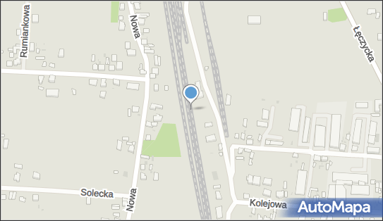 Kolej podmiejska, Kolejowa, Ozorków 95-035 - Kolej podmiejska