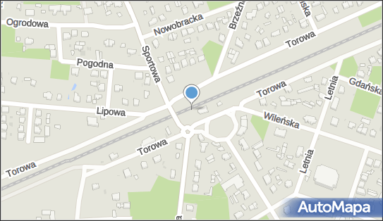 Kolumna, Torowa 1d, Łask - Kolej podmiejska