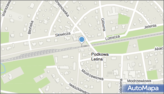 Podkowa Leśna Główna, Stacja WKD, Podkowa Leśna 05-807 - Kolej podmiejska