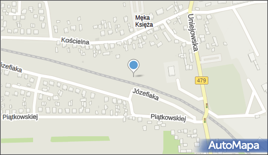 Sieradz Męka, Józefiaka Karola, Sieradz 98-200 - Kolej podmiejska