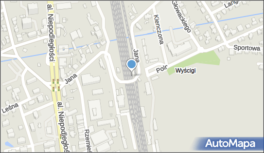 Sopot Wyścigi, Jana z Kolna, Sopot 81-741, 81-746, 81-859, 81-876 - Kolej podmiejska