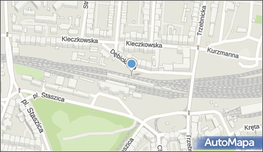 Wrocław Nadodrze, Dębickiego Zdzisława, Wrocław 50-230 - Kolej podmiejska