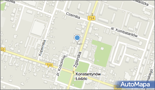 Komisariat Policji w Konstantynowie Łódzkim, Zgierska 4 95-050 - Komenda, Komisariat, Policja, numer telefonu