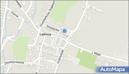 Posterunek Policji w Leśnicy, 1 Maja 9, Leśnica 47-150 - Komenda, Komisariat, Policja, numer telefonu