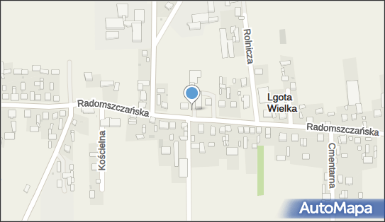 Posterunek Policji w Lgocie Wielkiej, Radomszczańska 60 97-565 - Komenda, Komisariat, Policja, numer telefonu