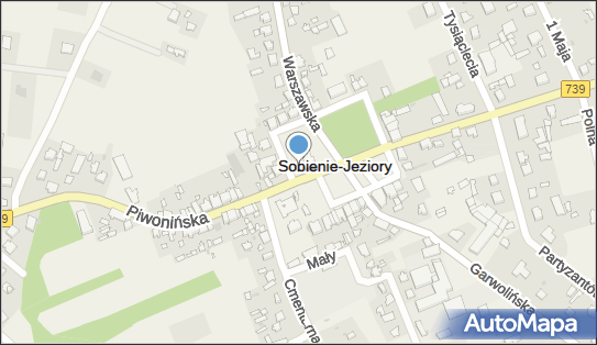 Posterunek Policji w Sobieniach Jeziorach, Duży Rynek 35 08-443 - Komenda, Komisariat, Policja, numer telefonu