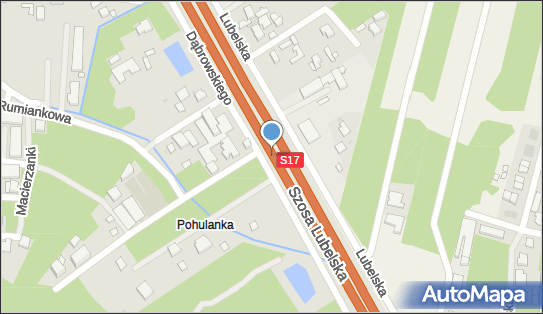 Kontrola Policji - Laser, PrzelotowaS17E372, Góraszka 05-462 - Kontrola Policji, pomiar prędkości