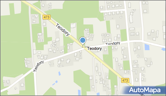 kontrola prędkości, Teodory, Teodory 98-100 - Kontrola Policji, pomiar prędkości