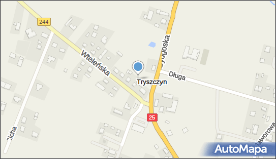 Radar, pomiar prędkości, Wteleńska, Tryszczyn 86-011 - Kontrola Policji, pomiar prędkości