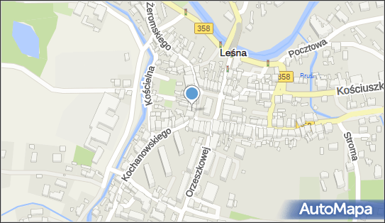 Księgarnia, Prasa, Rynek 13, Leśna - Księgarnia, Prasa