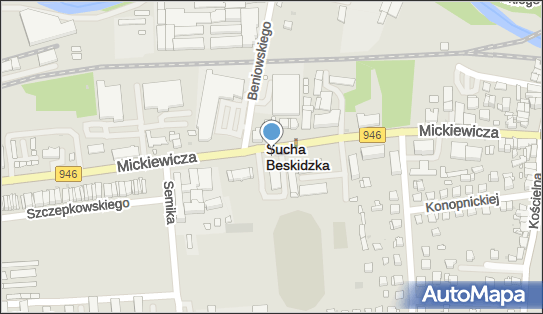 Avita, DW 946, Adama Mickiewicza, Sucha Beskidzka - Kwiaciarnia