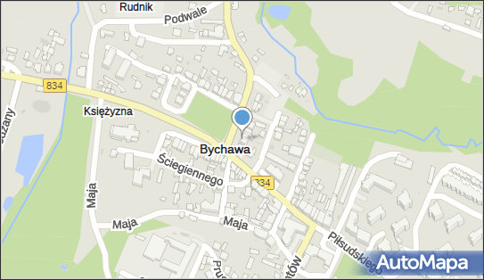 Kwiaciarnia, Rynek 2, Bychawa - Kwiaciarnia