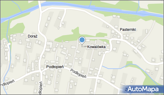 Lądowisko helikopterów, Podłopień, Podłopień 34-650 - Lądowisko helikopterów