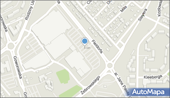 Parking Leśny, Fieldorfa-Nila Augusta Emila, gen., Ostrołęka 07-410 - Leśny - Parking