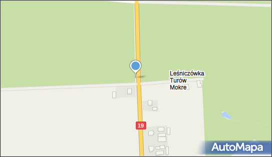 Parking Leśny, Turów19, Turów 21-302 - Leśny - Parking