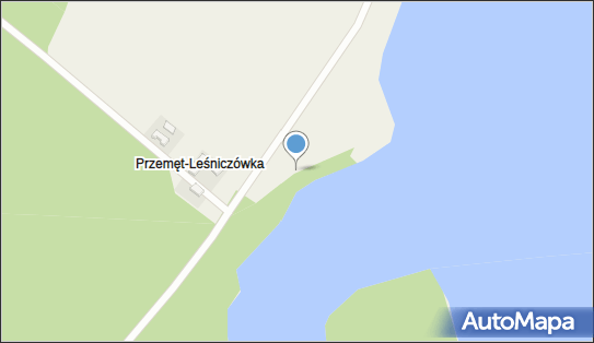 Parking Leśny, Przemęt-Leśniczówka - Leśny - Parking