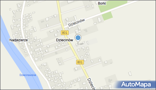 Stacja LPG, DW 801, Dziecinów - LPG - Stacja