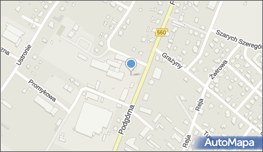Stacja LPG, DW 560, Podgórna, Brodnica - LPG - Stacja