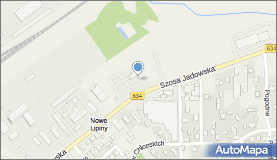 Stacja LPG, DW 634, Szosa Jadowska, Nowe Lipiny - LPG - Stacja