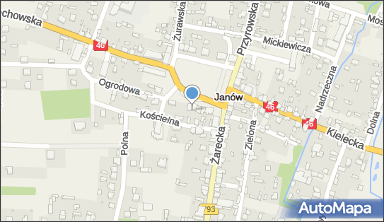 Kamera, Kościelna 2, Janów 42-253 - Monitoring miejski