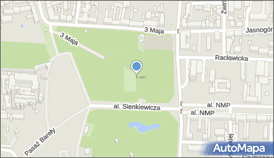 Monitoring miejski, Aleja Henryka Sienkiewicza, Częstochowa - Monitoring miejski